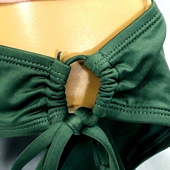 Tankini Kona Sol Old Navy Active Floral Palm Sports Bra Top Swim Suit L High Leg - Picture 5 of 16